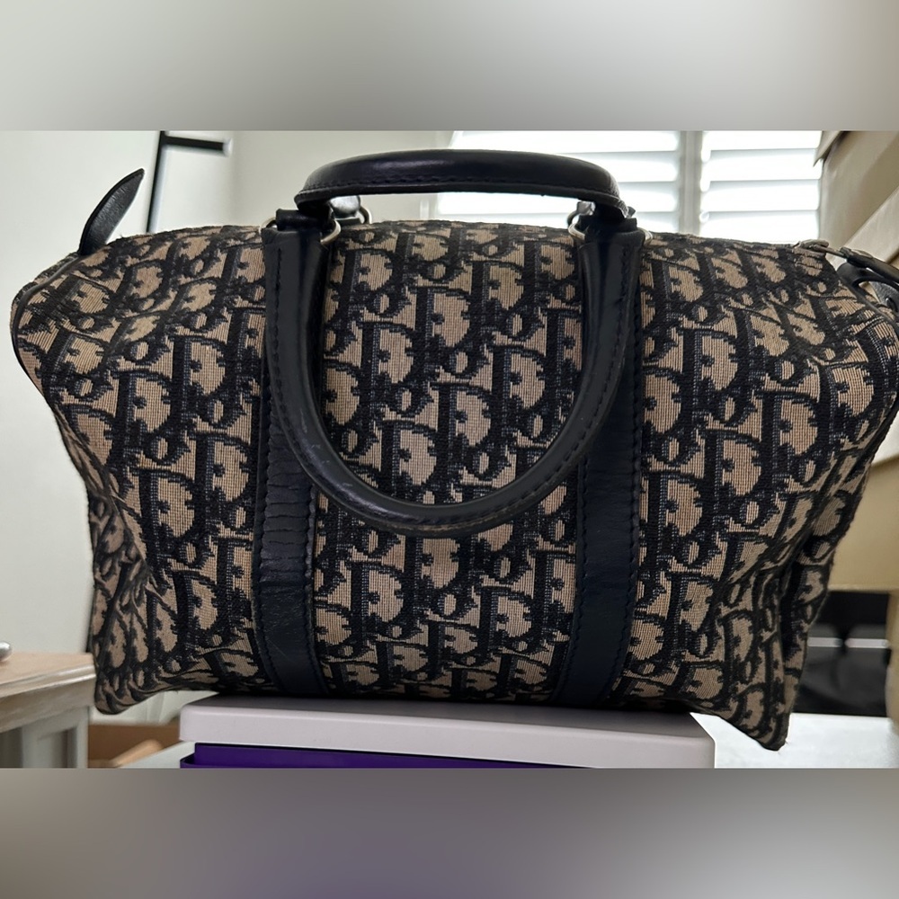 Dior | Vintage Boston Monogram Handbag - Picture 8 of 8